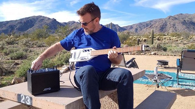 Took my Joyo DC-15S Battery Powered Amp on a Camping Trip смотреть онлайн