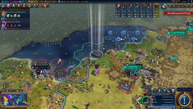 Civilization 6 - Herrschaftssieg - Coop Multiplay auf Unsterblich - Rom + Babylon - Folge 19 смотреть онлайн