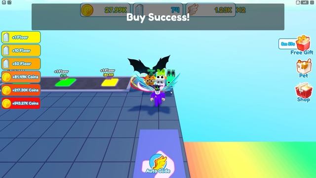 I UPGRADED My WINGS To Fly MAXIMUM SPEED On Roblox смотреть онлайн