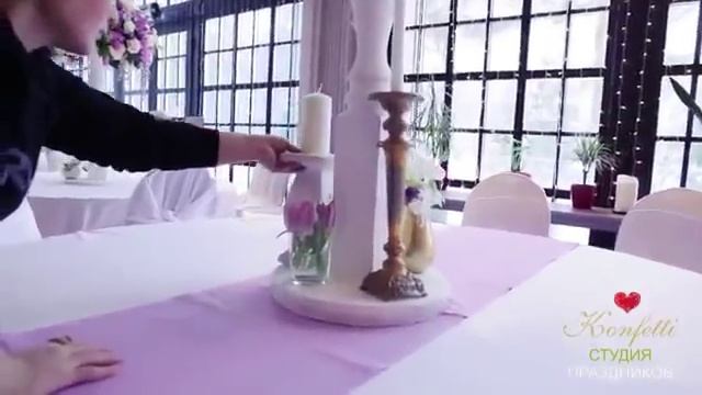 Оформление свадьбы в нежно-сиреневом смотреть онлайн