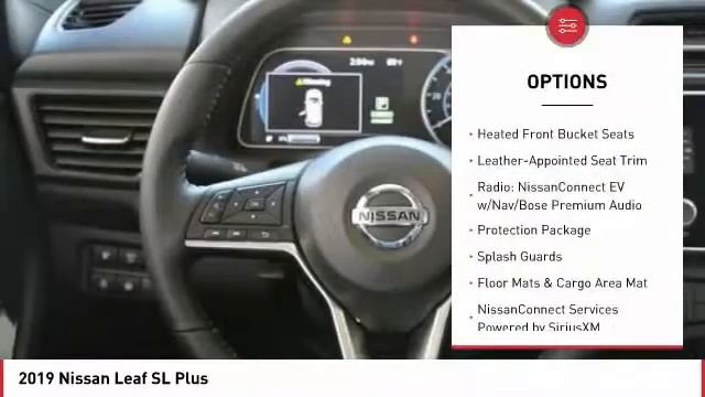 2019 Nissan Leaf 2019 Nissan Leaf SL Plus FOR SALE in San Luis Obispo, CA N19176 смотреть онлайн