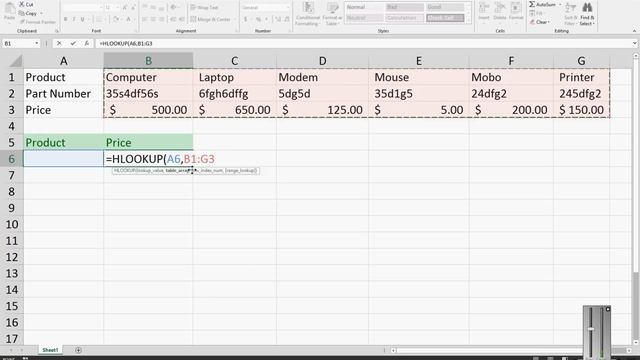 How to use HLOOKUP in Microsoft Excel 2013 смотреть онлайн