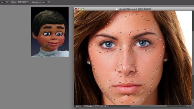 Smooth Skin Photoshop Elements Infopuppet Photoshop Elements Tutorial Smooth Skin смотреть онлайн