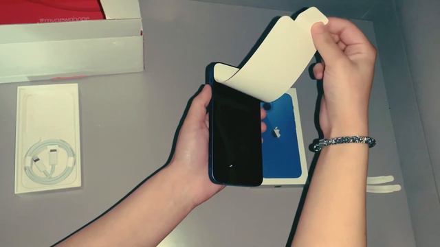 IPHONE 13 MINI UNBOXING (blue)