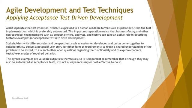ISTQB Agile Technical Tester | 2.1.3 Acceptance test-driven development (ATDD) | ISTQB Tutorials смотреть онлайн