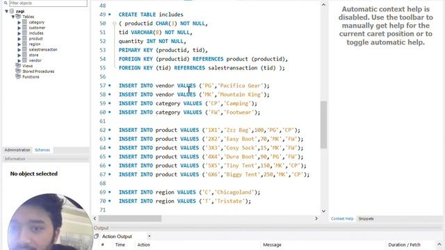 Creating Database using ZAGI on MySQL Workbench. смотреть онлайн