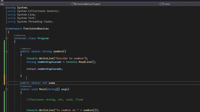 Tutorial C# Aprende El Manejo Basico De Funciones Facilmente | Visual Studio 2022