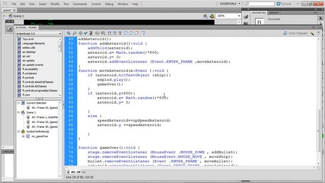 Урок 10.Добавление подсчета очков и жизней. смотреть онлайн