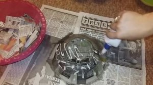 Тарелка из папье маше своими руками