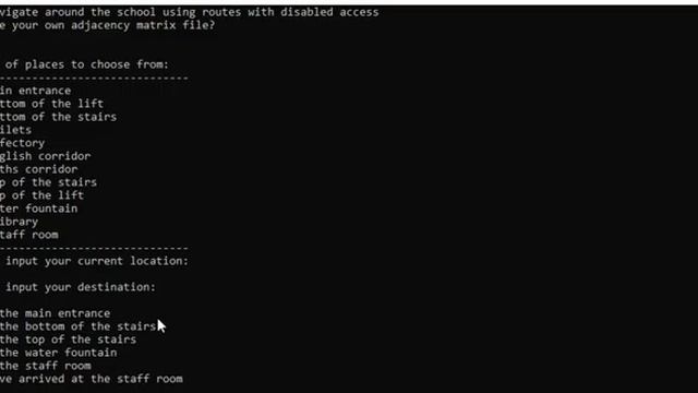 Route finder using Dijkstra's algorithm смотреть онлайн