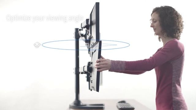 STAND-V006F 6 Monitor Freestanding Desk Mount by VIVO смотреть онлайн