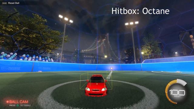 Rocket League Honda Type R Hitbox Visualization смотреть онлайн