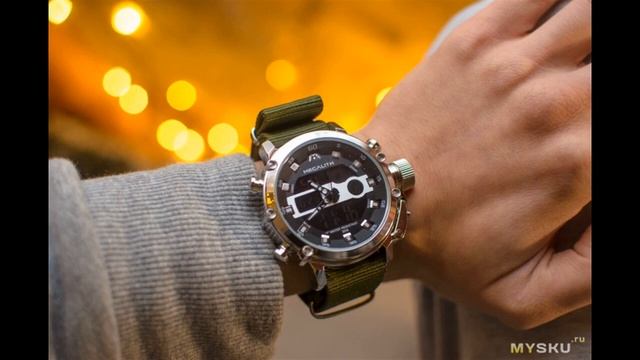 Фото-обзор наручных часов Megalith (модель 8051М). Попытка задать новогоднее настроение.