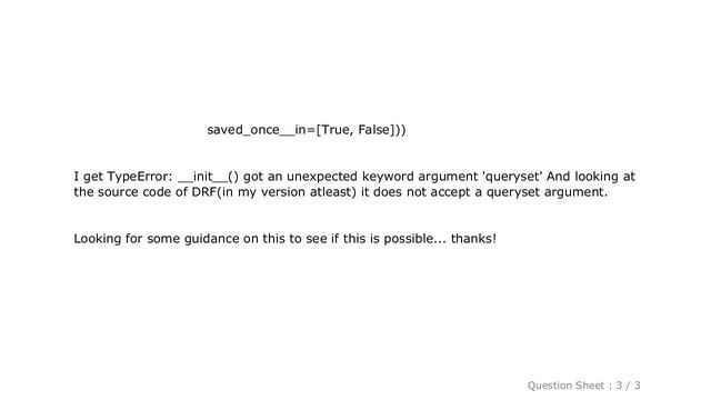 Django : Pass a custom queryset to serializer in Django Rest Framework смотреть онлайн