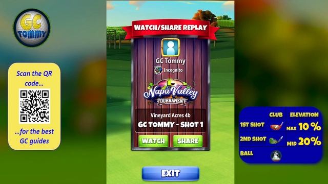 Master, QR Hole 6 - Par 4, EAGLE - Napa Valley Tournament, *Golf Clash Guide* смотреть онлайн