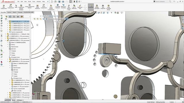 Рисуем в Solidworks-е. ЛПМ Nakamichi, D03, сопряжения. 18.08.2019 смотреть онлайн
