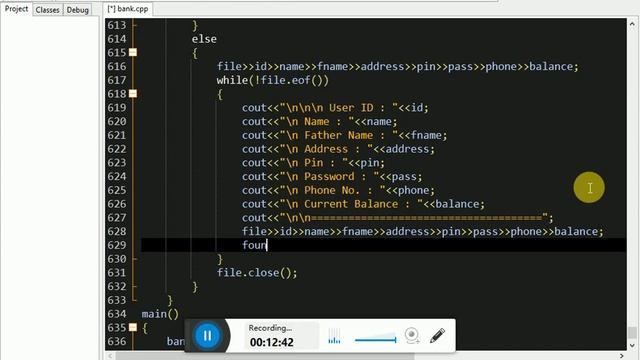 Bank Management System | ATM Program | Project | In C++ With Full Source Code | Bank & ATM Project смотреть онлайн