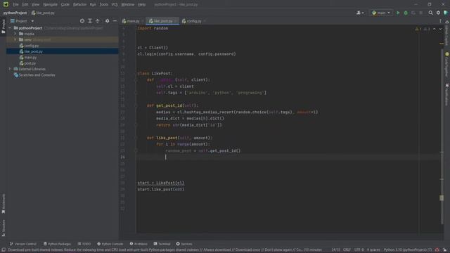 How To Auto Like Posts On Instagram Using Python?In 10 Lines? [ INSTAGRAPI + #python ] смотреть онлайн