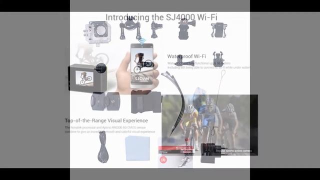Экшн камера Sj4000. AliExpress