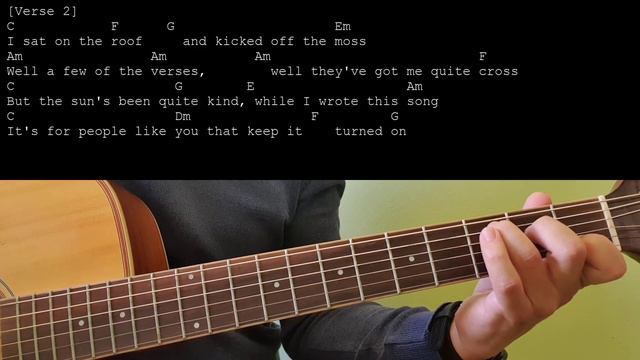 Your Song - Elton John - Easy Guitar Tutorial (No Capo) смотреть онлайн