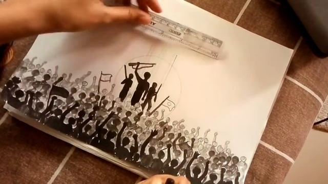 DRAWING OF INTERNATIONAL MOTHER LANGUAGE DAY/ART FOR 21 FEBRUARY || BY TAHSIN || смотреть онлайн
