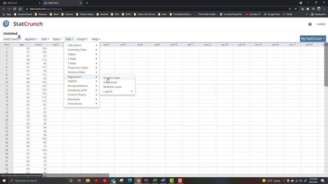 Copy and Paste from StatCrunch to Word Document смотреть онлайн
