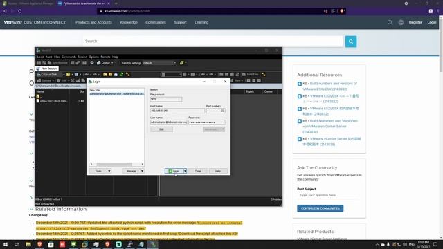 Log4J Vulnerability vmware vCenter Workaround (CVE-2021-44228) смотреть онлайн