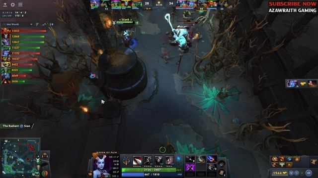 WTF Unlimited Jump 3 Sec CD Skill Spam Arcane Blink + OC Aghanim Queen of Pain Dota 2 смотреть онлайн