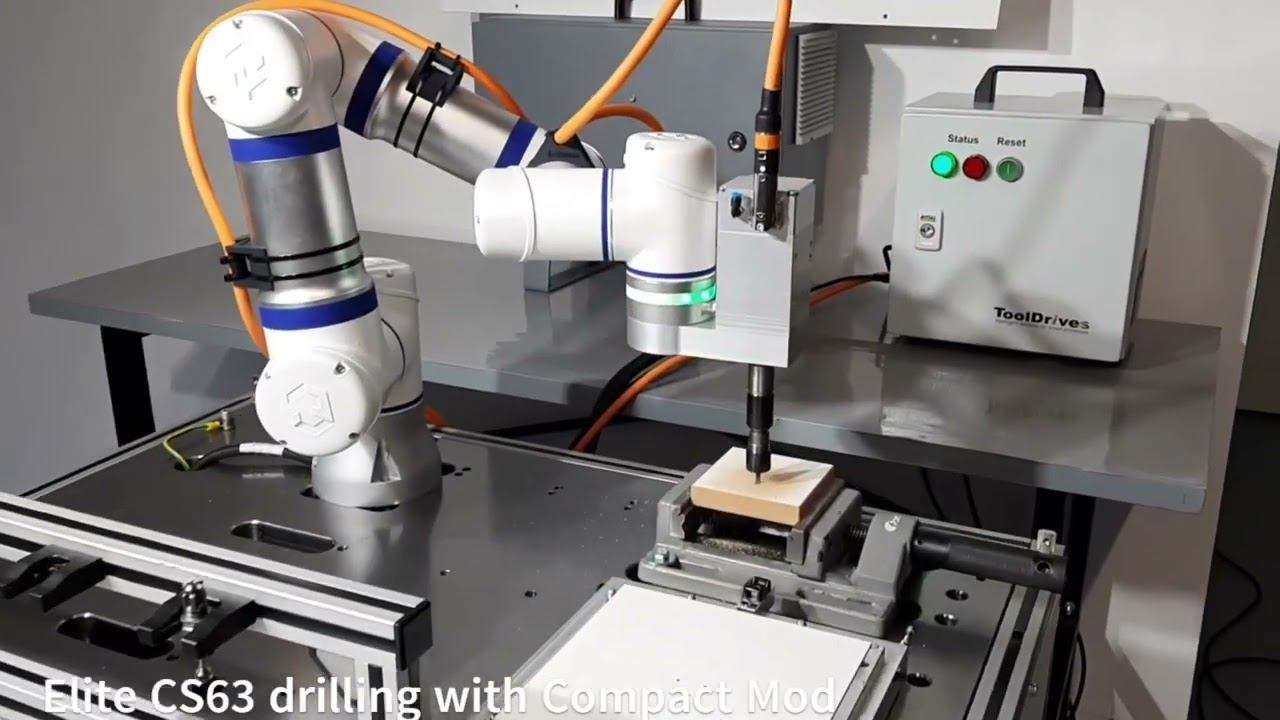 ELITE ROBOTS CS63 Обработка Коботом