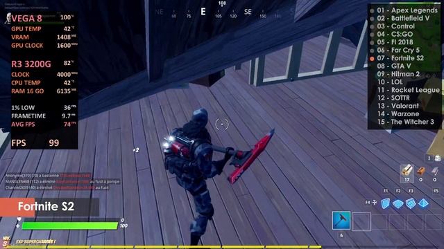 Ryzen 3 3200G | Jouer en 1080p sans carte graphique avec un CPU à 100€ ?! 15 JEUX TESTES ? смотреть онлайн