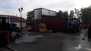 Бочка поливомоечная ПМ-03 с трактором МТЗ 82.1