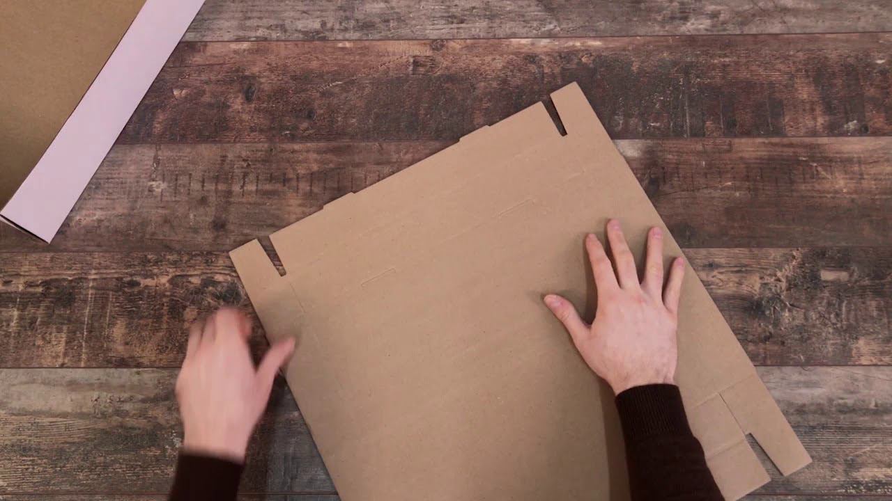 Как собирается коробка крышка-дно ( fefco 0330 ) | Гофроцентр смотреть онлайн