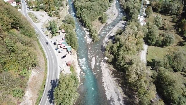 5. Грузия. Пасанаури осень 2019. Место слияния Белой и Черной Арагви