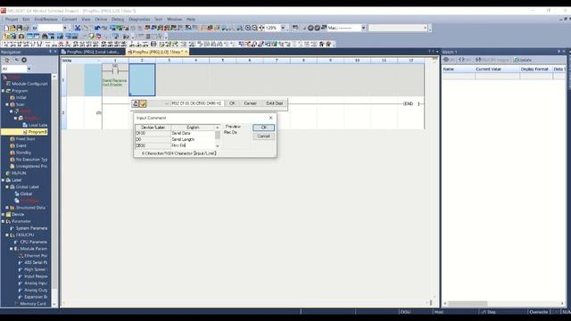 Mitsubishi PLC Serial Communication RS2 Instruction смотреть онлайн