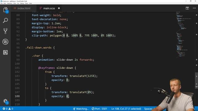 Splitting JS Tutorial - Easily animate type, lists and images смотреть онлайн