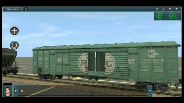 Как открывать двери грузовых вагонах в игре Trainz simulator 12 на Андроид смотреть онлайн