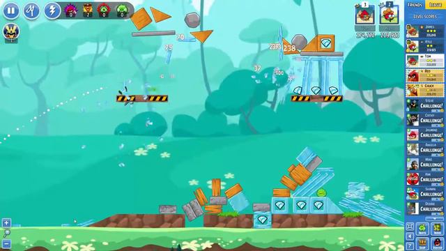 Angry Birds Friends on Facebook Weekly Tournament Level 4 No Power Ups 3 Stars September 15 2016 смотреть онлайн