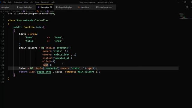 Laravel 10 Ecommerce Project | #18 Breadcrumb - Shop Page - Filter by Size and Color & Pagination смотреть онлайн
