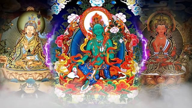 ☸Tibetan Morning Prayer(Daily)Barche Lamsel, Dolma 21 Prayer, Amitayus|Remove Obstacles, Long life смотреть онлайн