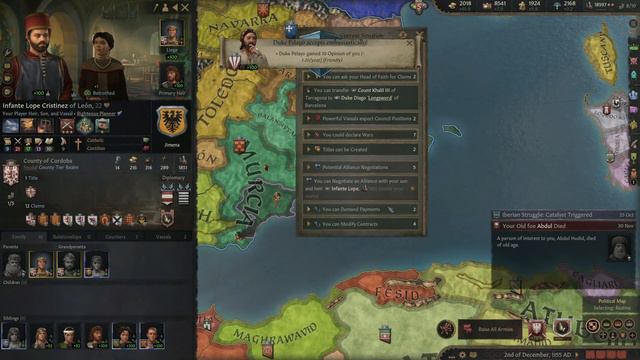 Empire of Hispania - Sibling Rivalry - CK3 - Episode 11 - Succession crisis смотреть онлайн