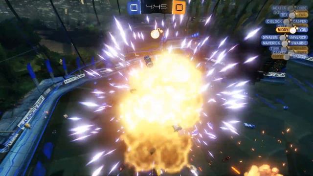 When you wanna create war in Rocket League with 120 bots (the game crashed after the goal) смотреть онлайн