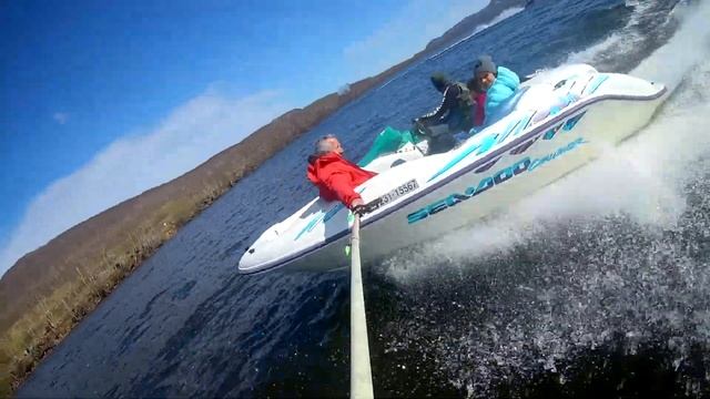 FHD0109 24 мая 2020. катаем детей на Халактырском озере. Камчатка смотреть онлайн