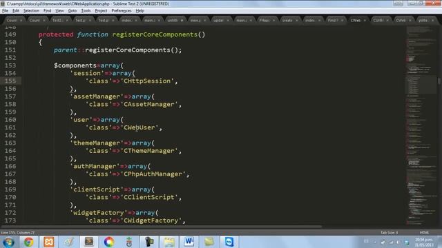 Yii Framework PHP - 21: Componentes del Core смотреть онлайн