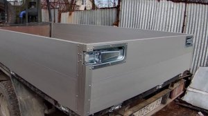 Обзор  Алюминиевые борта для Ниссан Атлас  Производство бортов   Тел  89255181037. №2.