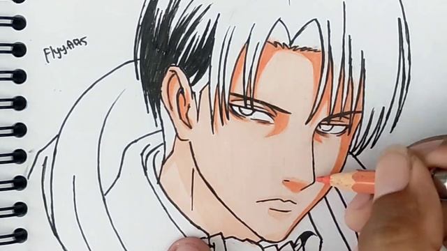 Tutor Draw & Coloring Levi Ackerman!!!??? смотреть онлайн