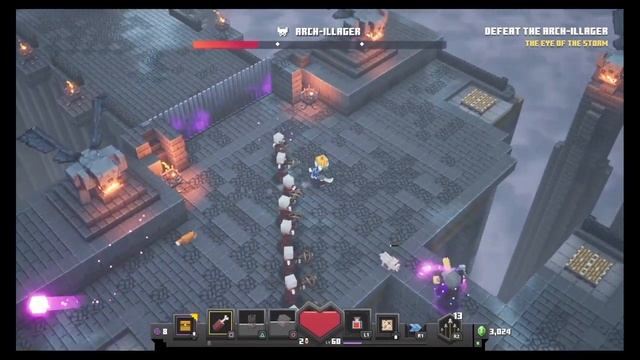 all bosses in Minecraft dungeon no DLC смотреть онлайн