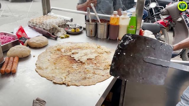 India’s Biggest 30 Egg Roll | 10 KG Ka Anda Roll | Indian Street Food смотреть онлайн