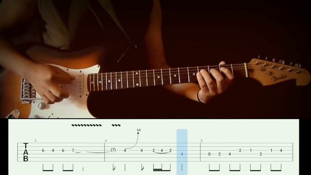 How to play | street of dreams-Rainbow(guitar solo with Tab lesson) смотреть онлайн