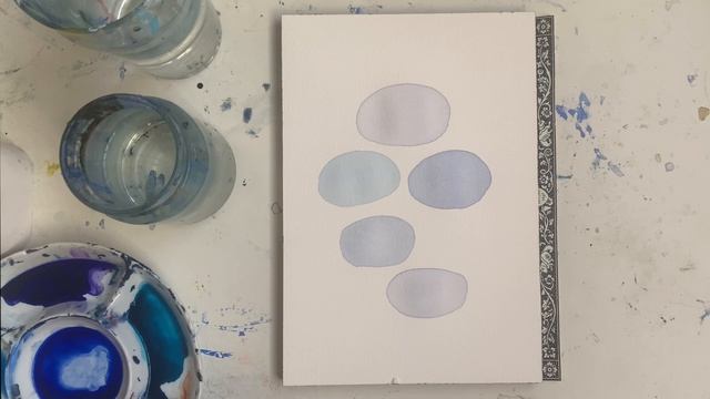 Easy Abstract Watercolor | Painting Demonstration смотреть онлайн