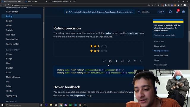 MUI V5: Rating Stars смотреть онлайн